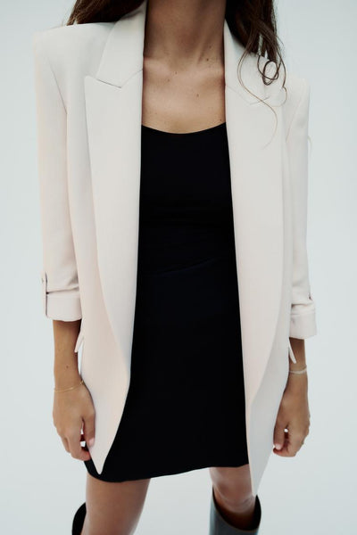 Brit & Boho™ I Hany Blazer with  Rolled-Up Sleeve