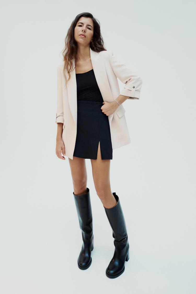 Brit & Boho™ I Hany Blazer with  Rolled-Up Sleeve
