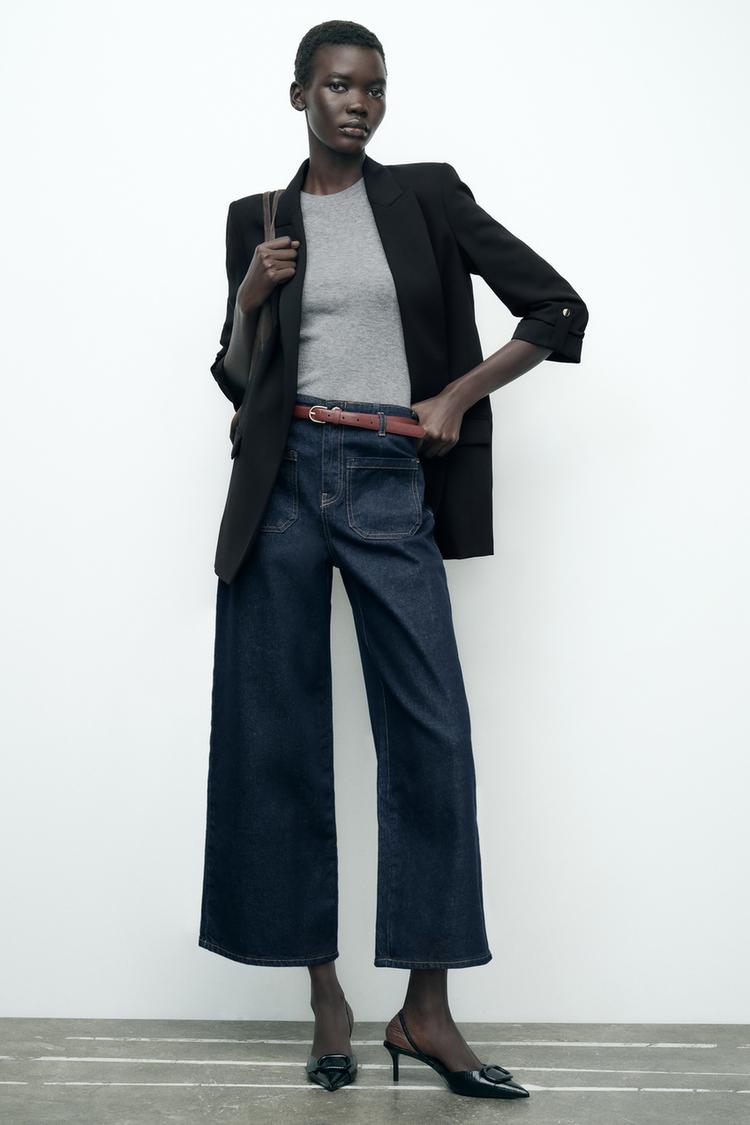 Brit & Boho™ I Hany Blazer with  Rolled-Up Sleeve