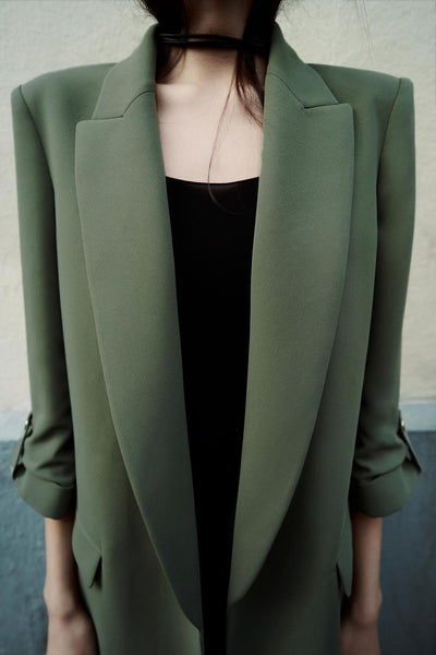 Brit & Boho™ I Hany Blazer with  Rolled-Up Sleeve