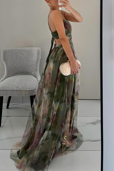 Vaëlia | Stunning Floral Print Maxi Dress
