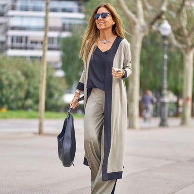 Viki |Three Piece Suit Elegance and Comfort