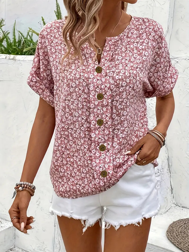 NANCY | FLORAL BUTTON SHIRT