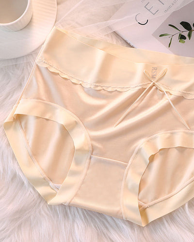Luxury Light High Waist Waist Corset Satin Panties