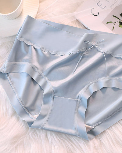 Luxury Light High Waist Waist Corset Satin Panties