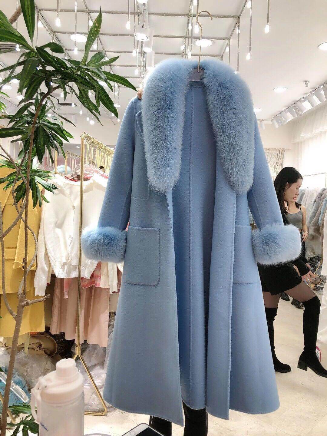 CANDY | CASHMERE FOX FUR COAT