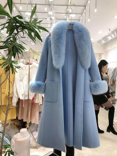 CANDY | CASHMERE FOX FUR COAT