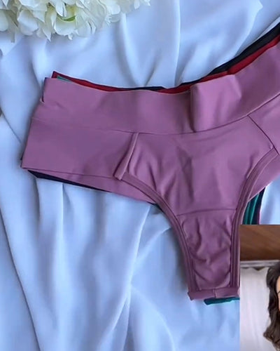 Sous-vêtements antibactériens de couleur unie
