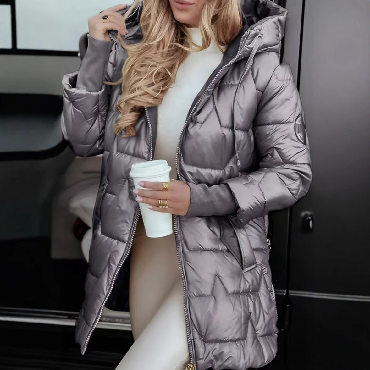 Women's Autumn Jacket with Hood