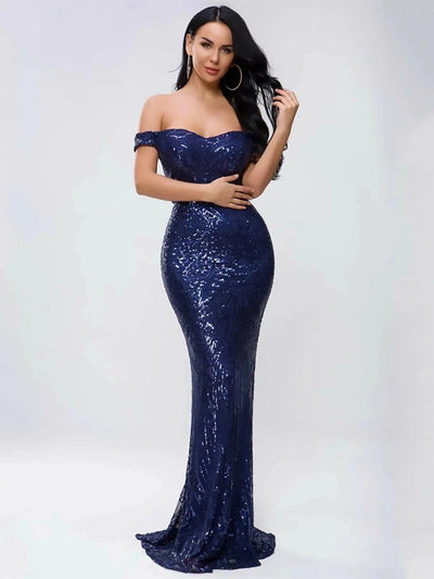 VIOLETTE | ELEGANT OFF-SHOULDER DRESS