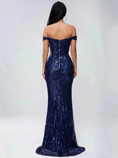 VIOLETTE | ELEGANT OFF-SHOULDER DRESS