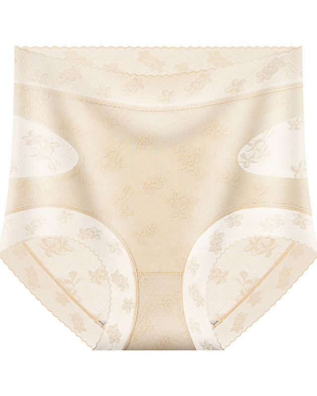Seamless Belly-Control Antibacterial Crotch Lace Panties