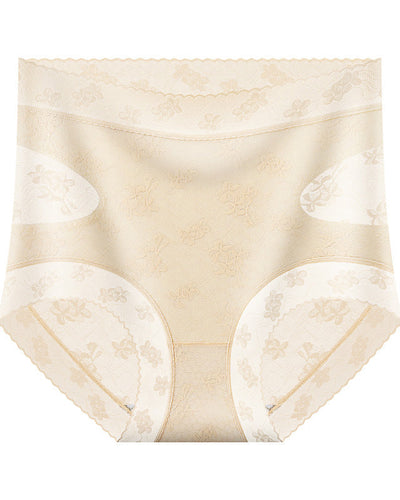 Seamless Belly-Control Antibacterial Crotch Lace Panties