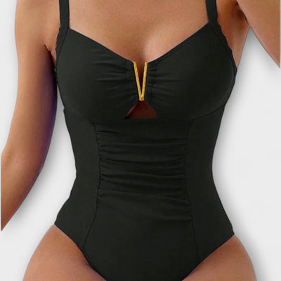 Viki™ | V-neck swimsuit