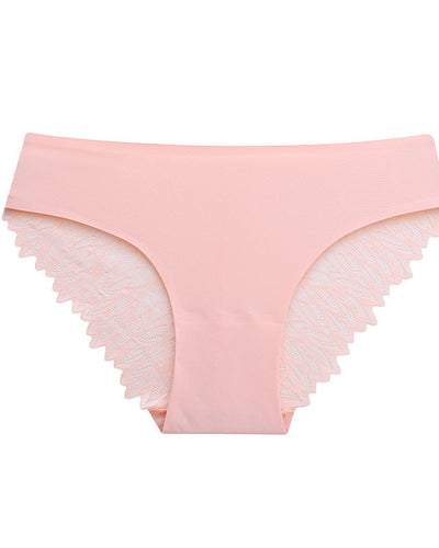 Seamless Lace Waist Panties