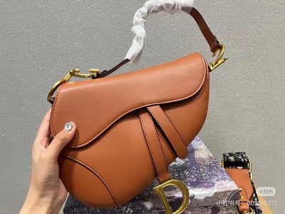 DINA BROWN BAG (COW LEATHER)