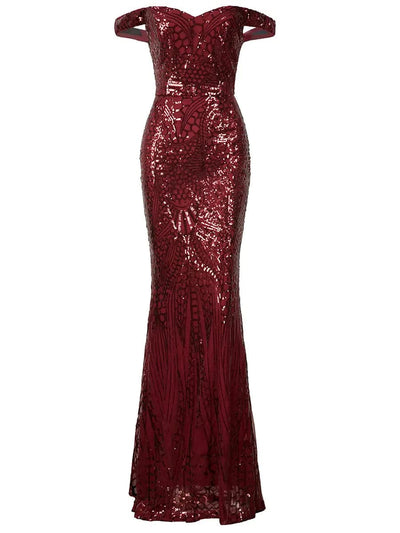 VIOLETTE | ELEGANT OFF-SHOULDER DRESS