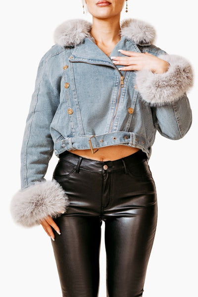 LUMIRA FAUX FUR JACKET
