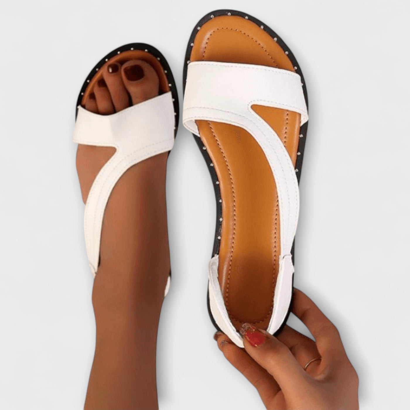 Viki - Moderne Sandalen mit Weicher Gummisohle
