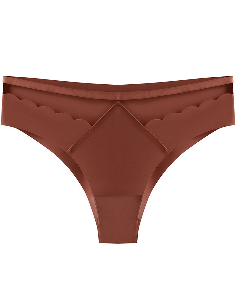 Hip Lifting Low Waist Ice Silk Seamless Invisible Breathable Briefs