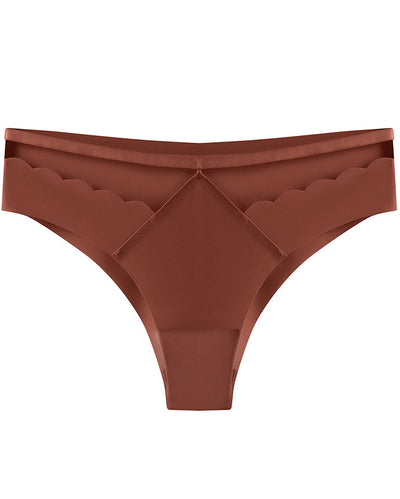 Hip Lifting Low Waist Ice Silk Seamless Invisible Breathable Briefs