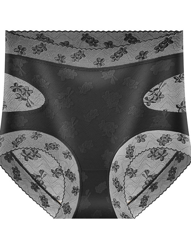 Seamless Belly-Control Antibacterial Crotch Lace Panties