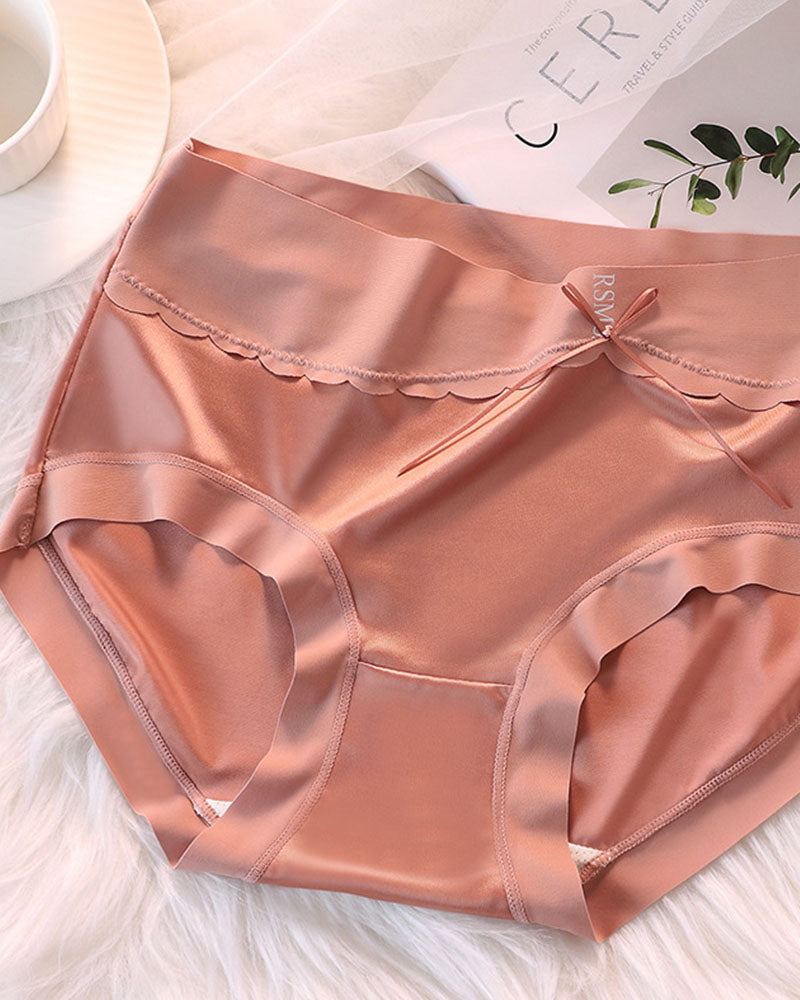 Luxury Light High Waist Waist Corset Satin Panties