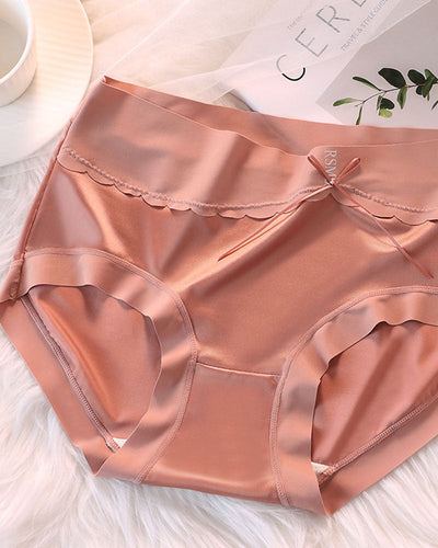 Luxury Light High Waist Waist Corset Satin Panties