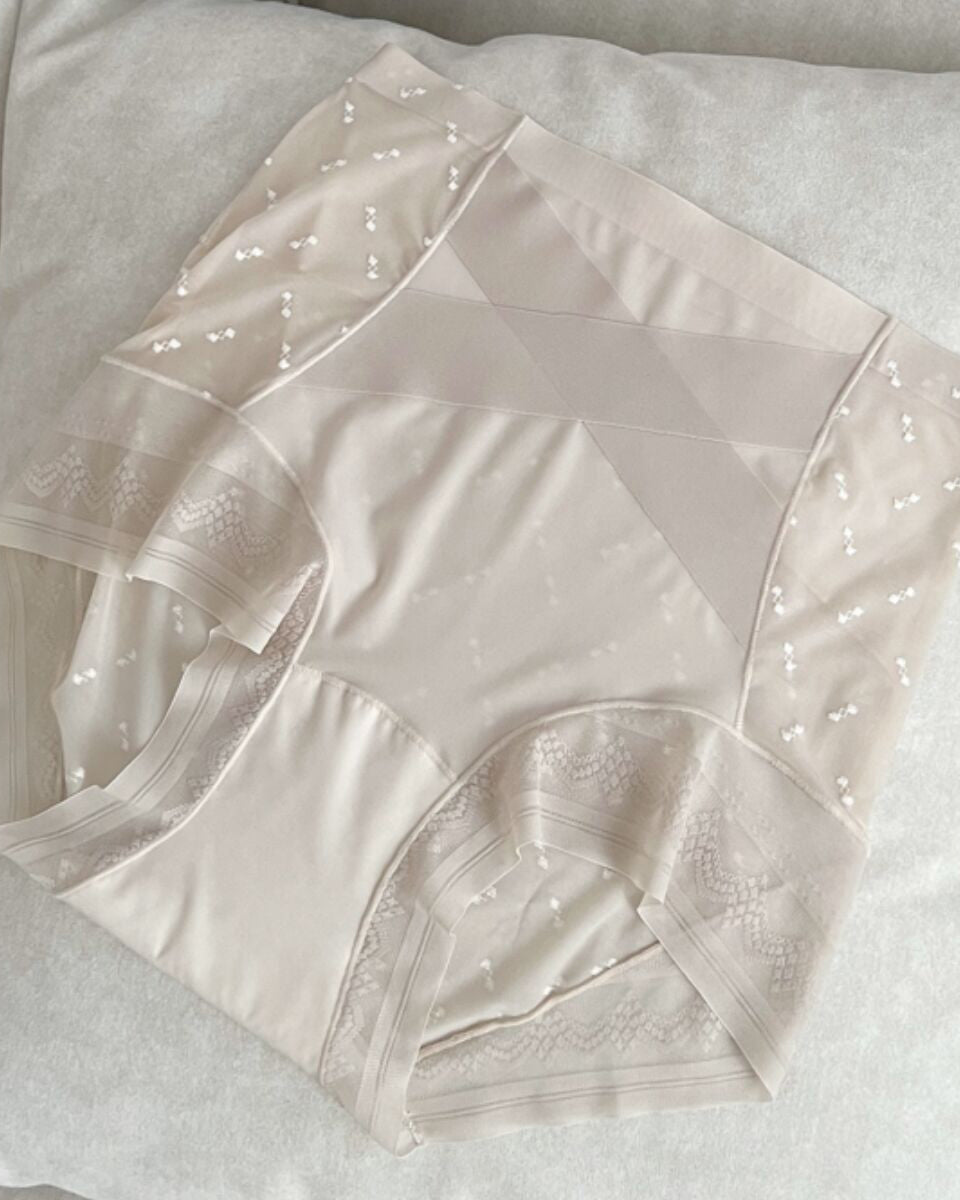 High Waist Sexy Seamless Cross Tummy Lifting Panties