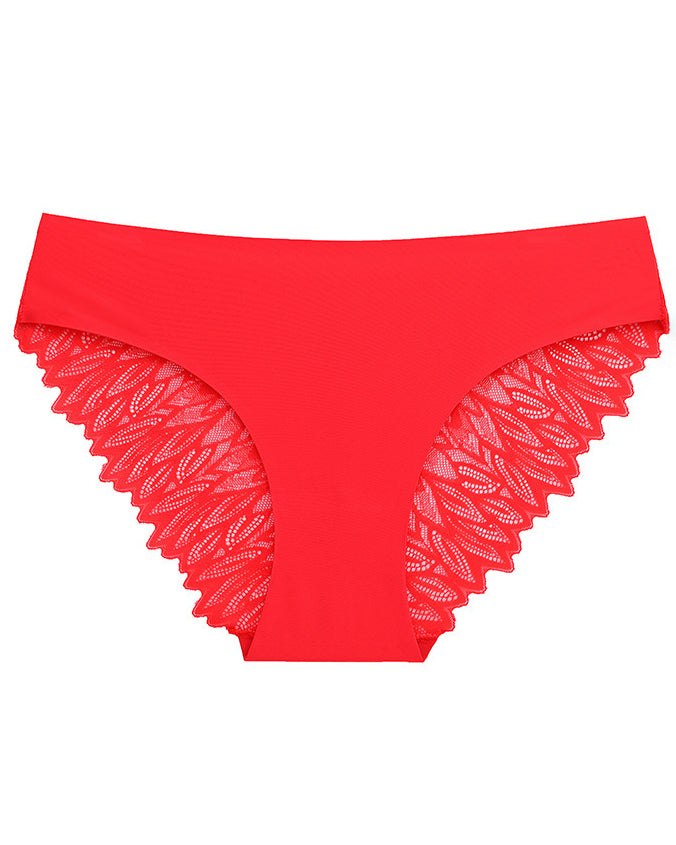 Seamless Lace Waist Panties