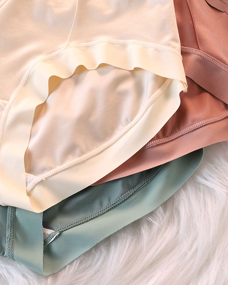 Luxury Light High Waist Waist Corset Satin Panties