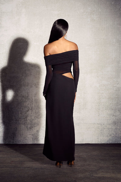 DIVINE DREAM | CUT-OUT MESH DRESS