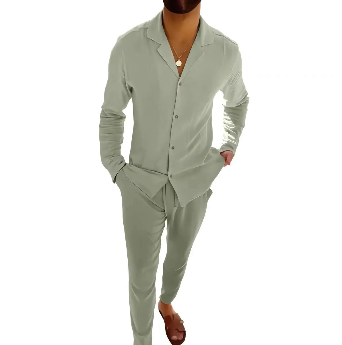 Viki Fashion men® | Summer Linen Men's Set