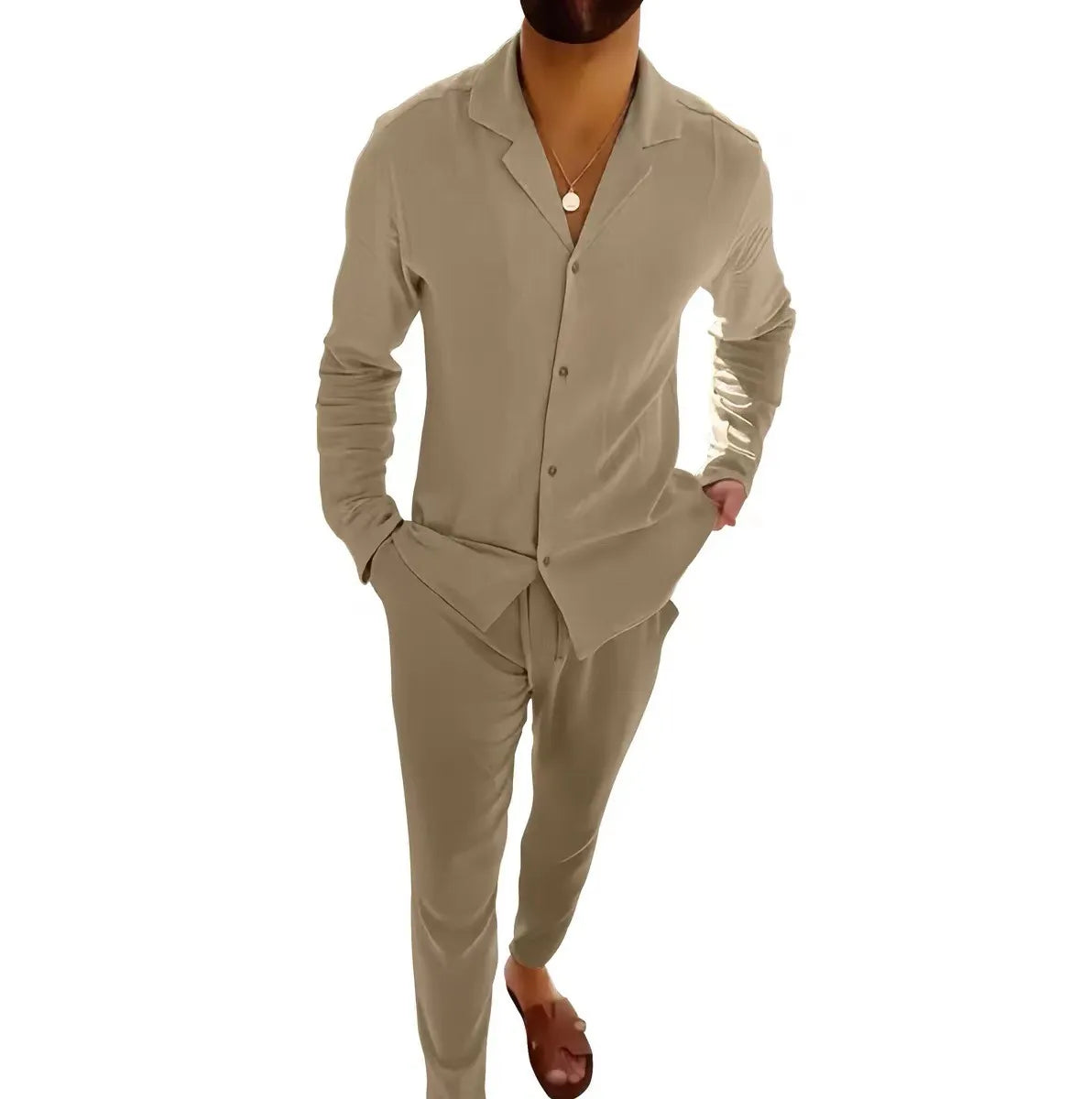 Viki Fashion men® | Summer Linen Men's Set