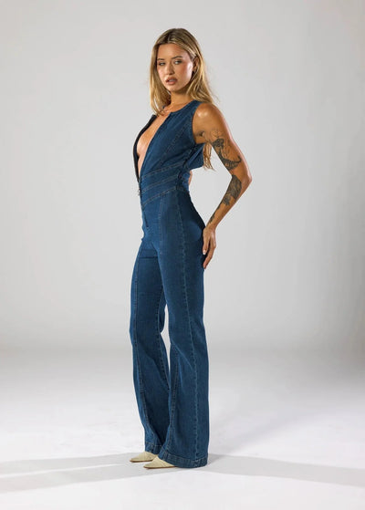 Brit & Boho™ I Merci Denim Jumsuit