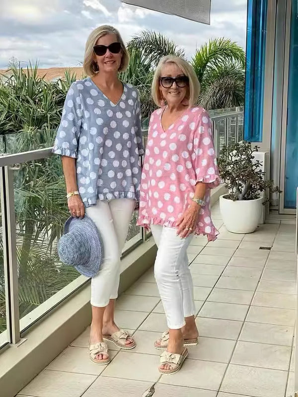 Viki – Relaxed Polka Dot Tunic