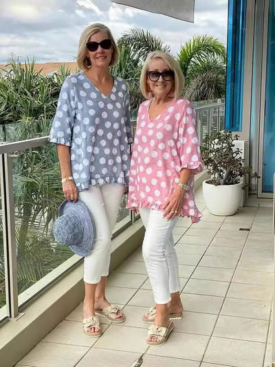 Viki – Relaxed Polka Dot Tunic