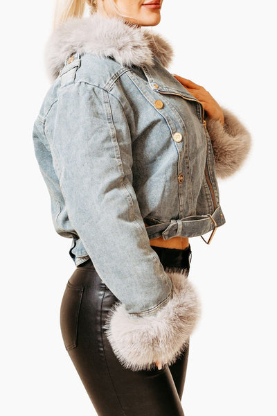 LUMIRA FAUX FUR JACKET