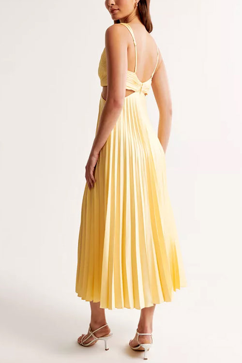 Elsa | Pleated Maxi Dress