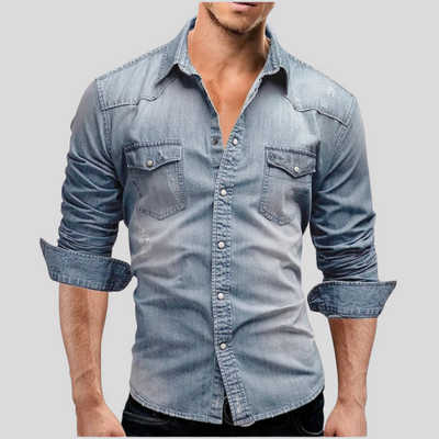 Viki™ - Modern Denim Shirt
