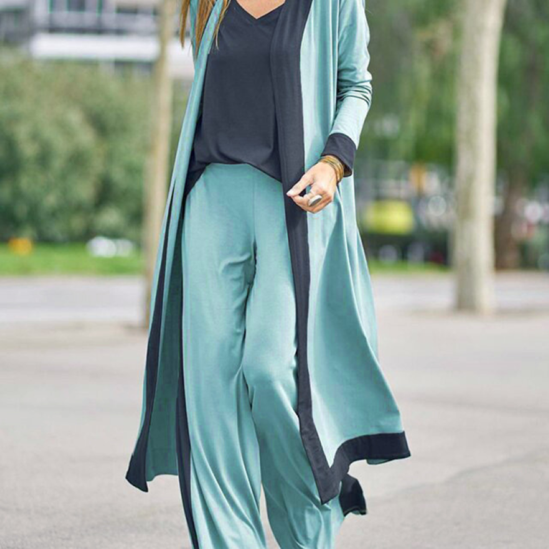 Viki |Three Piece Suit Elegance and Comfort