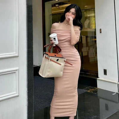 RONA | ELEGANT OFF-SHOULDER DRESS