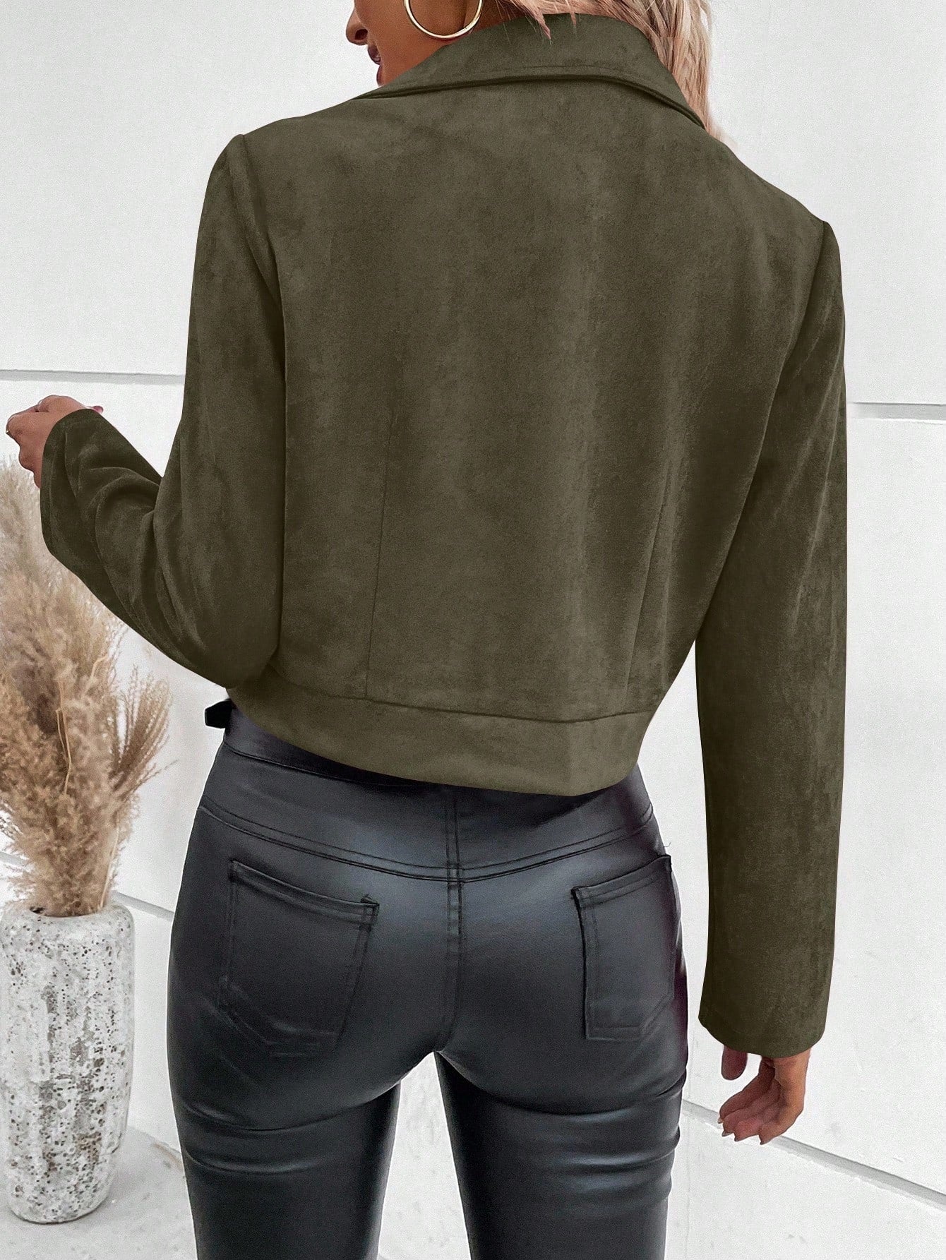 Zara - Elegant Suede Coat