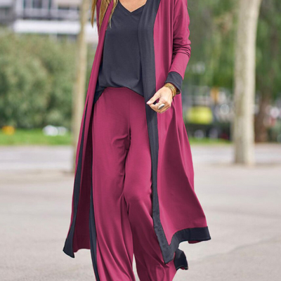 Viki |Three Piece Suit Elegance and Comfort