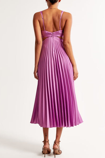 Elsa | Pleated Maxi Dress