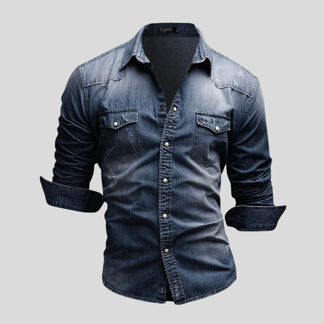 Viki™ - Modern Denim Shirt