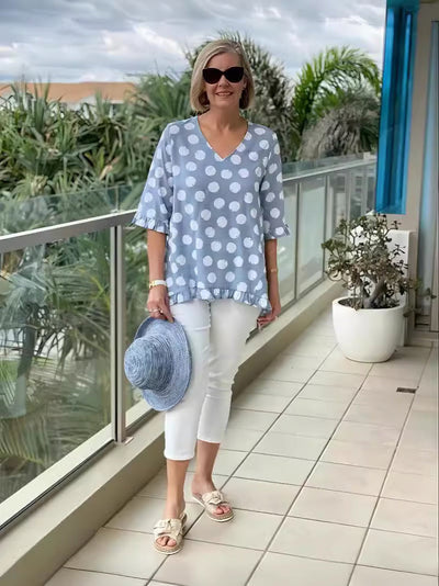 Viki – Relaxed Polka Dot Tunic