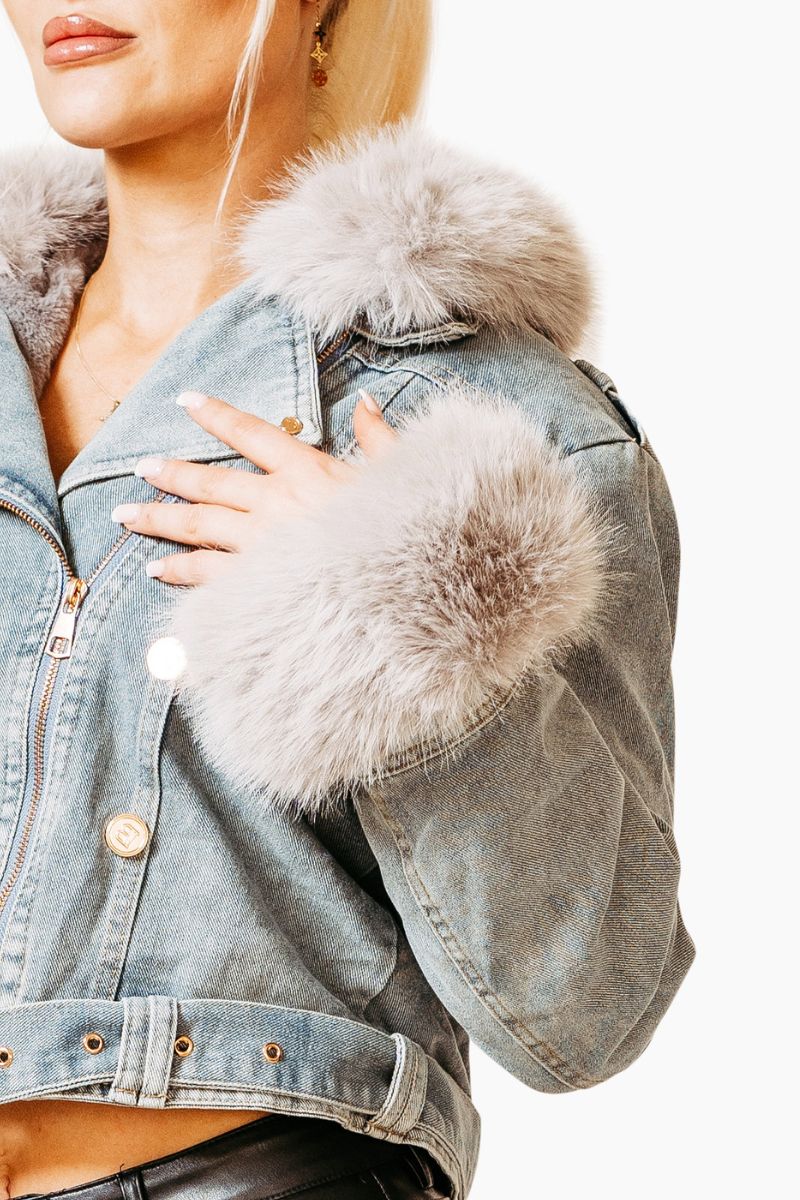 LUMIRA FAUX FUR JACKET