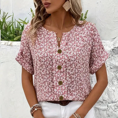 NANCY | FLORAL BUTTON SHIRT