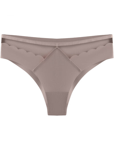 Hip Lifting Low Waist Ice Silk Seamless Invisible Breathable Briefs